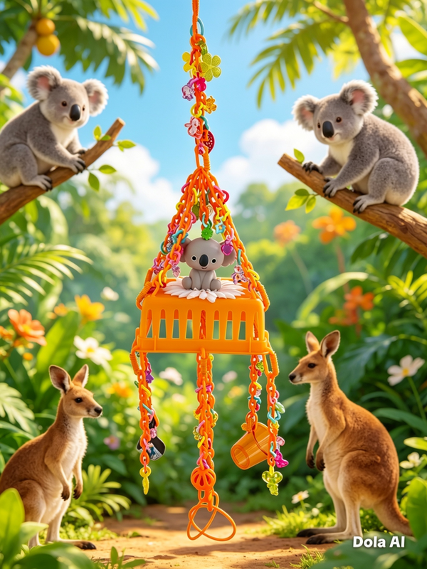 KOALA PULLEY TOY #54