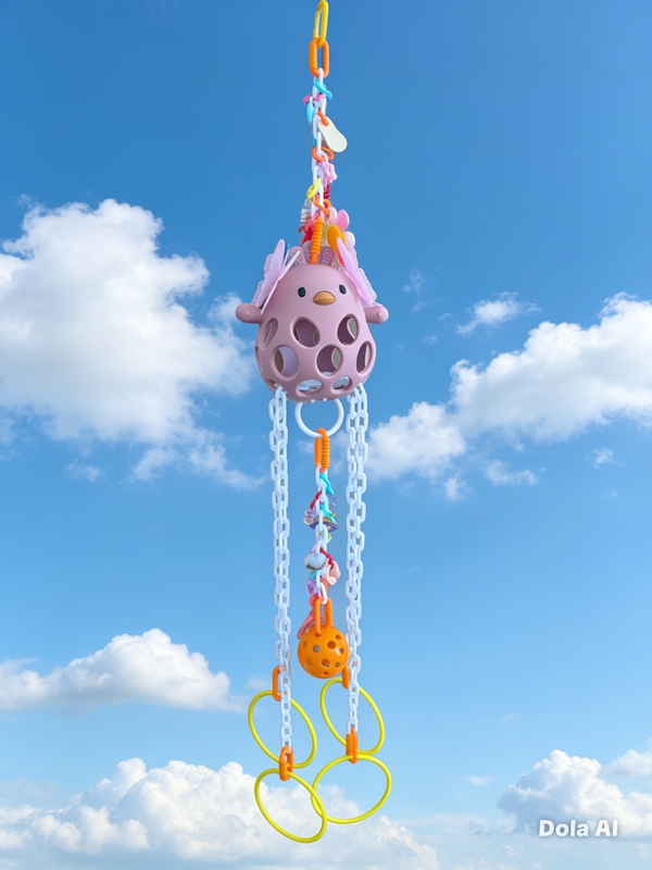 DAISY DUCK QUAD PULLEY TOY