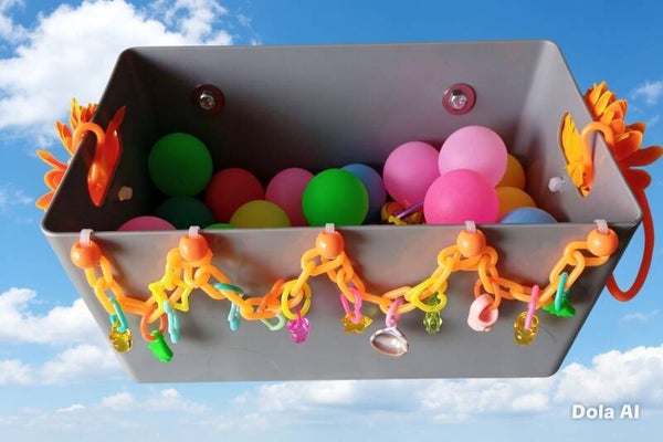 PLAY PIT WITH BALLS AND EXTRAS