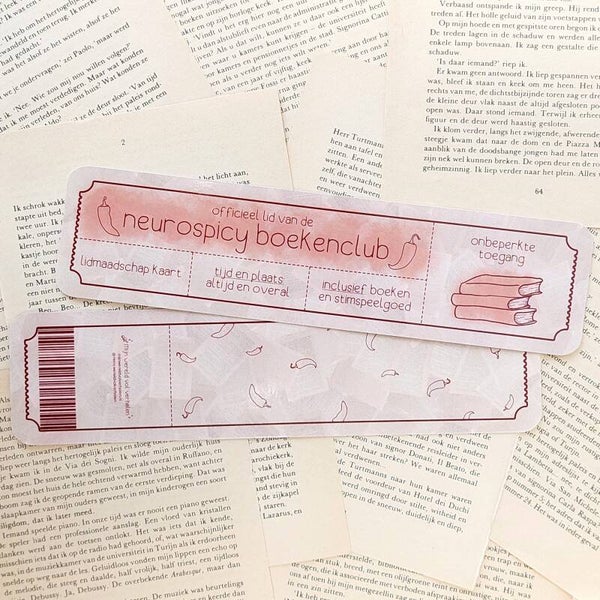 Neurospicy - boekenlegger glanzend