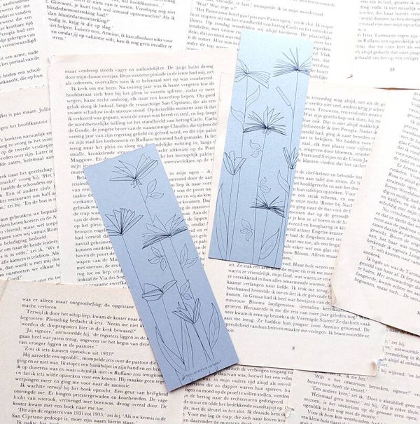 Metallic boekenlegger zilver