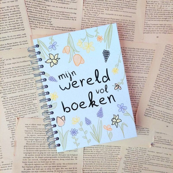 Mijn wereld vol boeken Hardcover kneusje