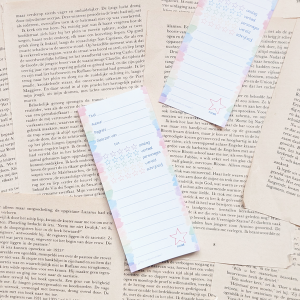 Review notitieblokje regenboog