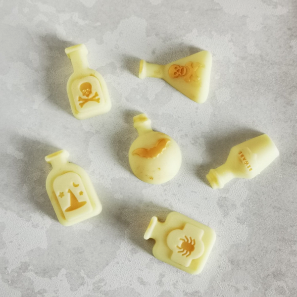 Fondants solides parfumés Champs de potion jaune pastel