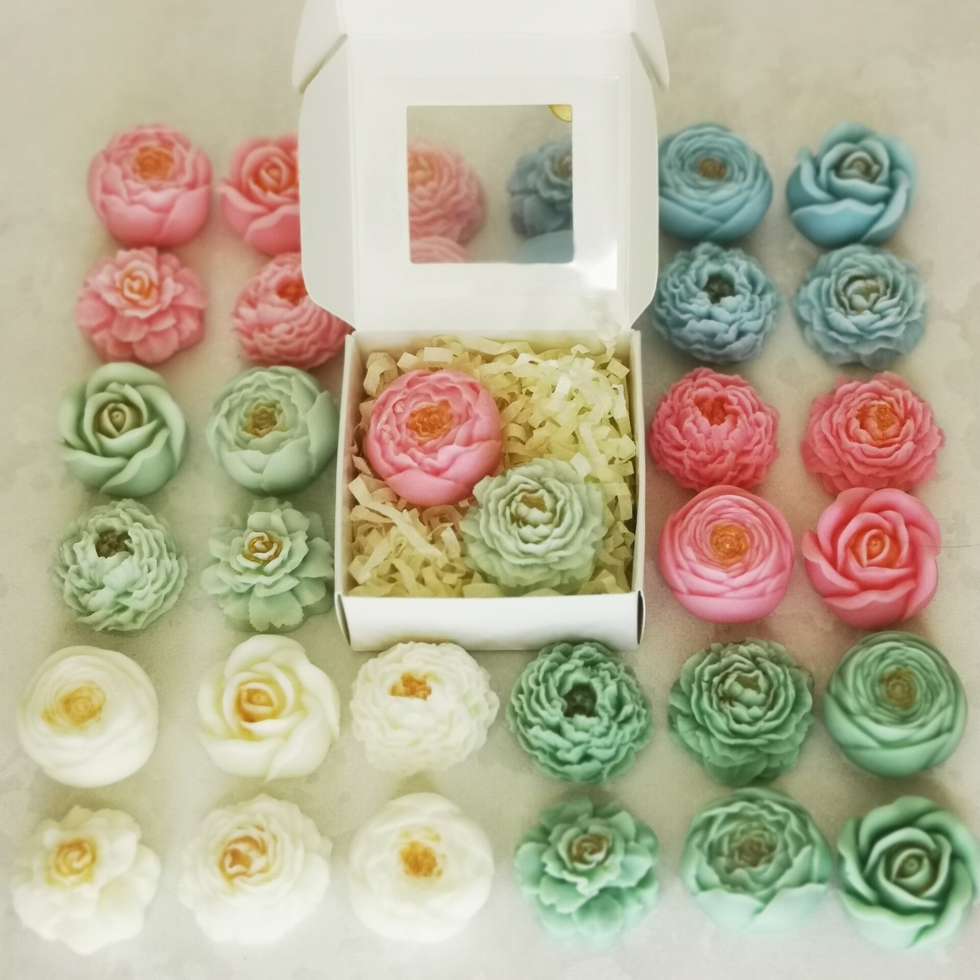 Fondants solides parfumés 2 petites fleurs