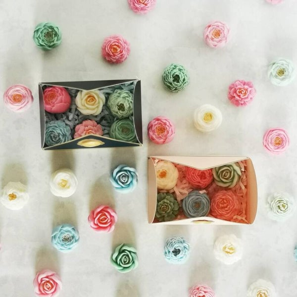 Fondants solides parfumés 6 petites fleurs