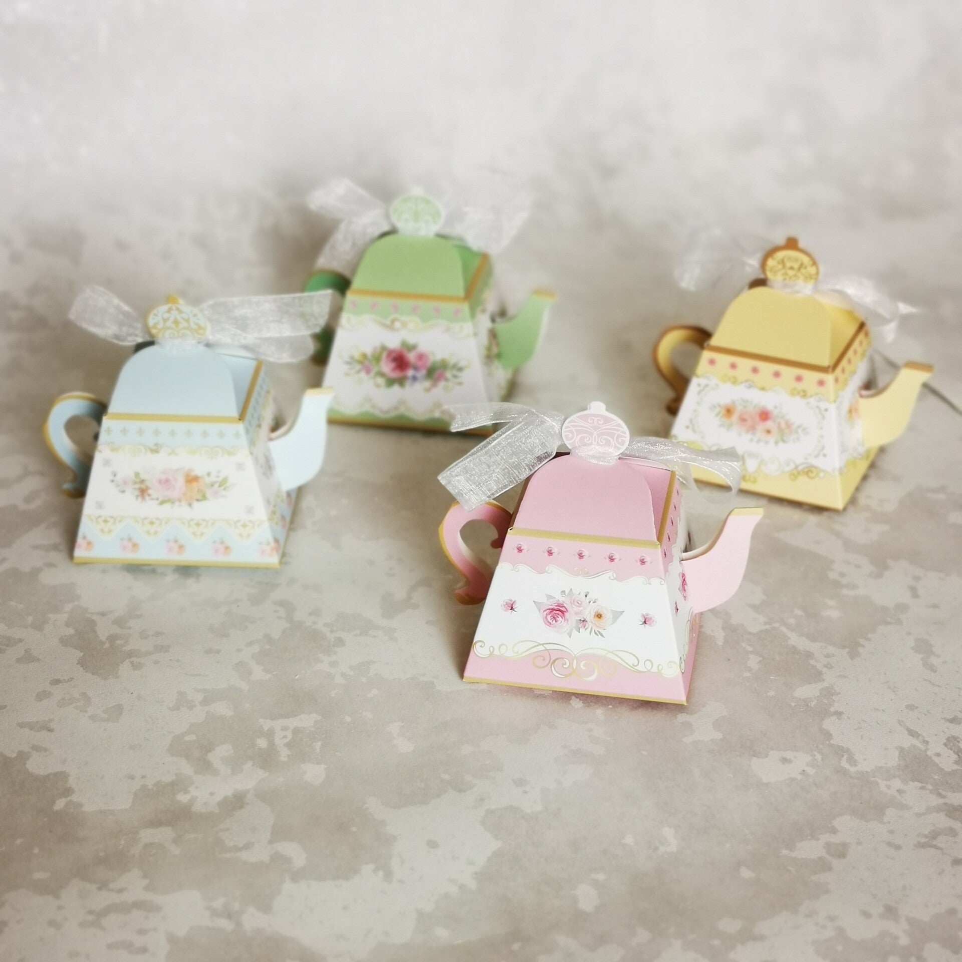 Fondants solides parfumés théière au petit cœur