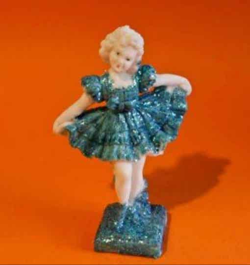 Ballerina statua barometrica, barometro, segnatempo.