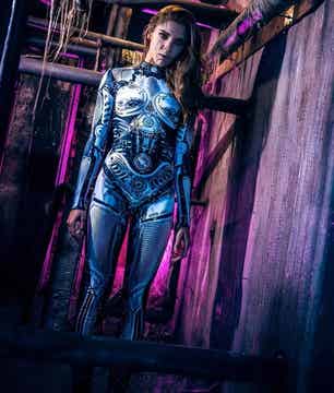 Salopette donna androide umanoide