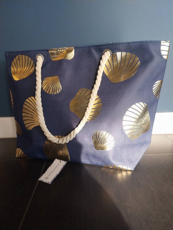 Strandtas met schelpen