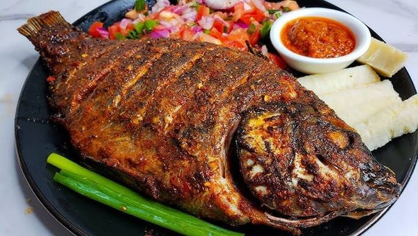 Grilled Croaker Fish
