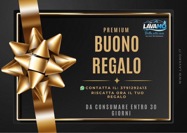 carta regalo auto di lusso