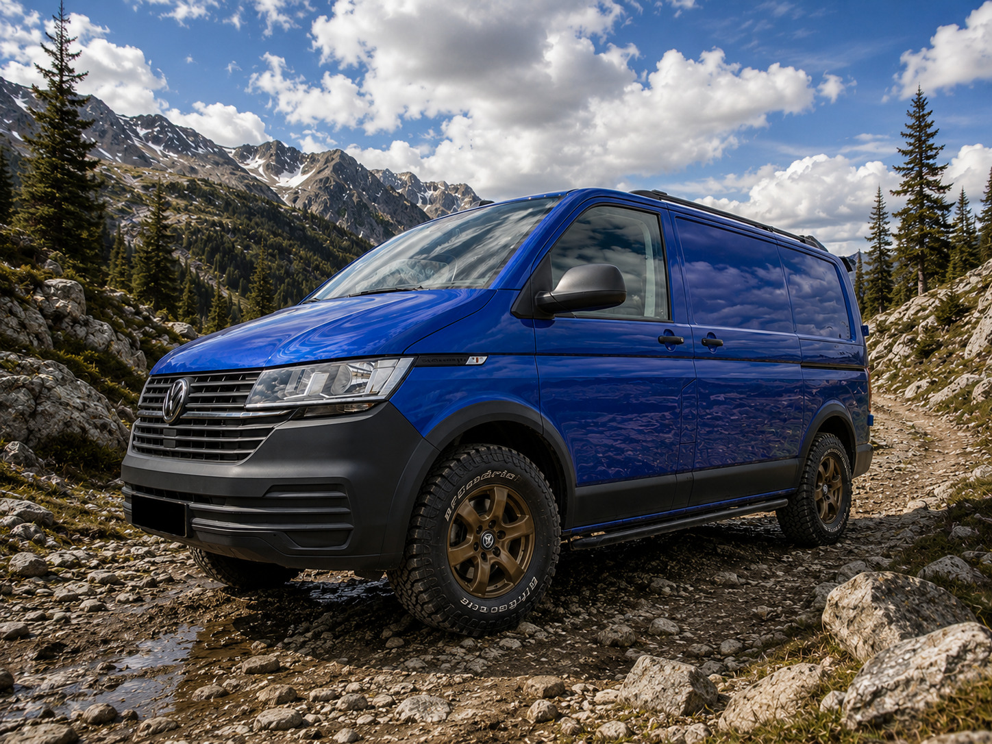 Spatbordverbreders VW Transporter T6.1 2020 SWB