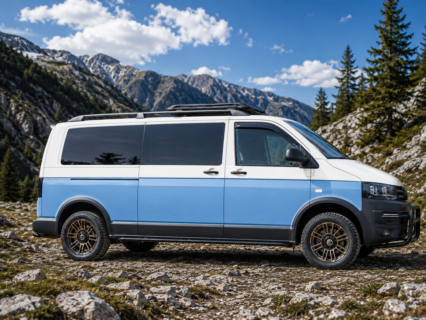 Spatbordverbreders VW Transporter T5 2003-2014 LWB