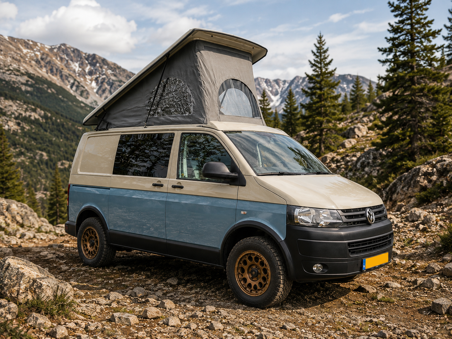 Spatbordverbreders VW Transporter T5 2003-2014 SWB