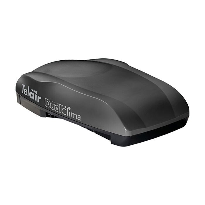Telair DualClima 8400HN zwart dakairco met warmtepomp