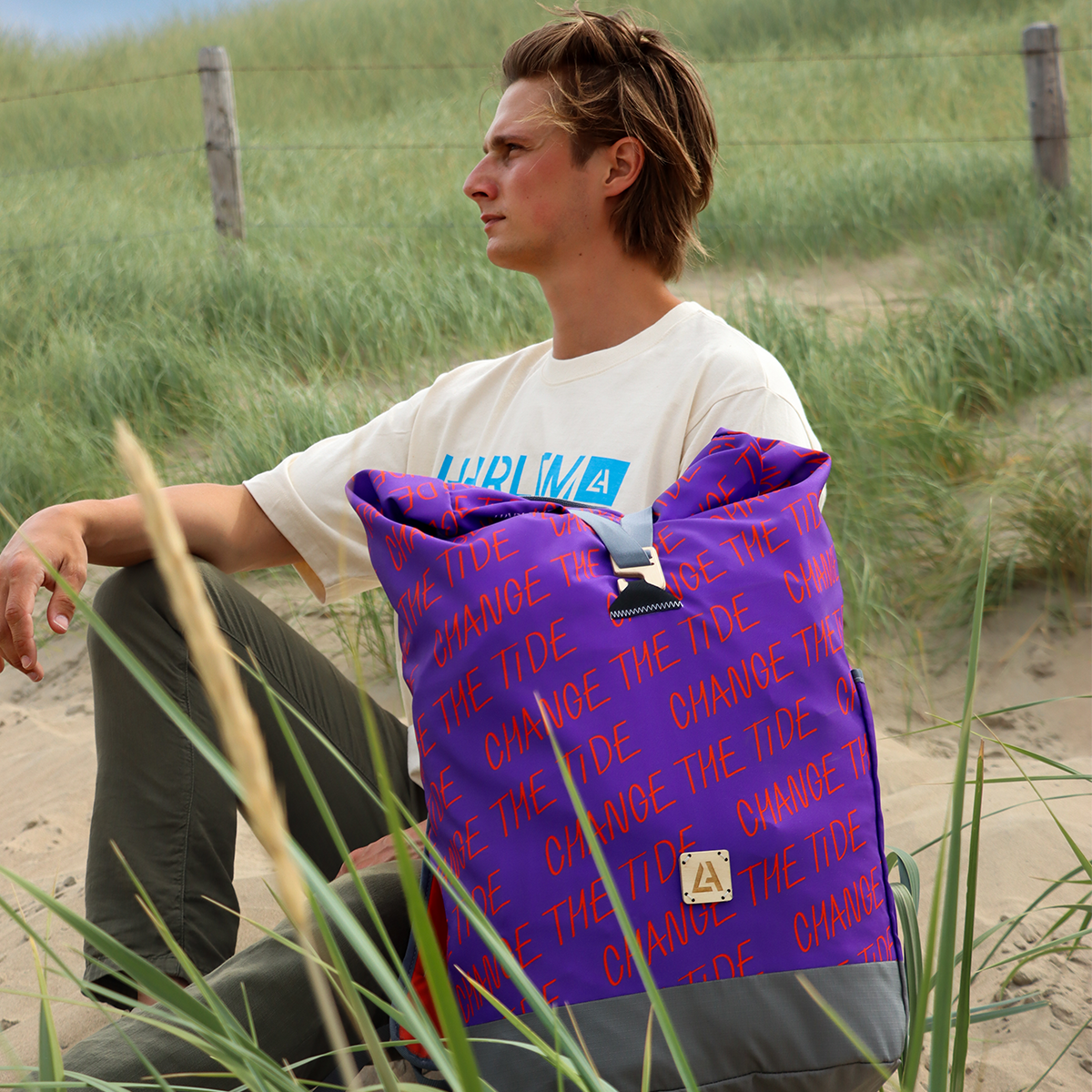 Harlem Eco Bag Purple/Red