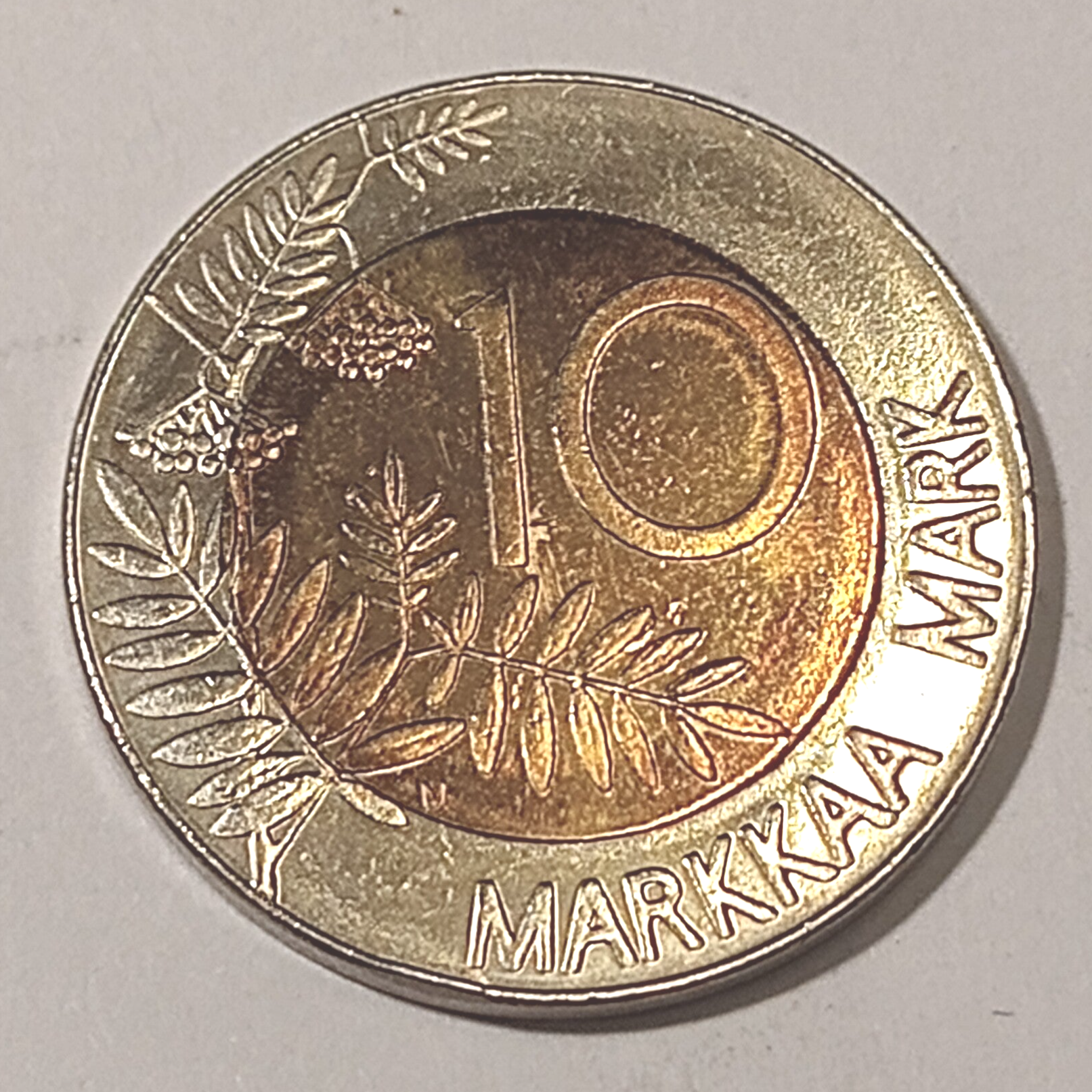 FINLAND* Republic * 10 markkaa *  1996   * Coppernickel/aluminium bronze * Cond. UNC *