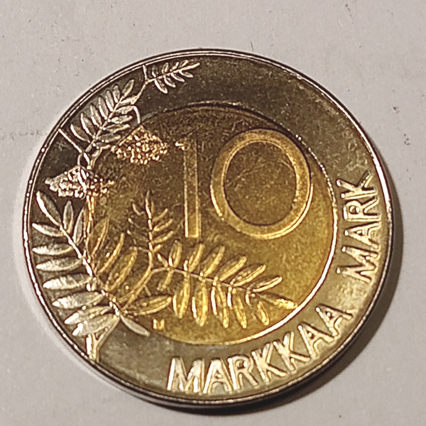 FINLAND* Republic * 10 markkaa *  2000   * Coppernickel/aluminium bronze * Cond. UNC *