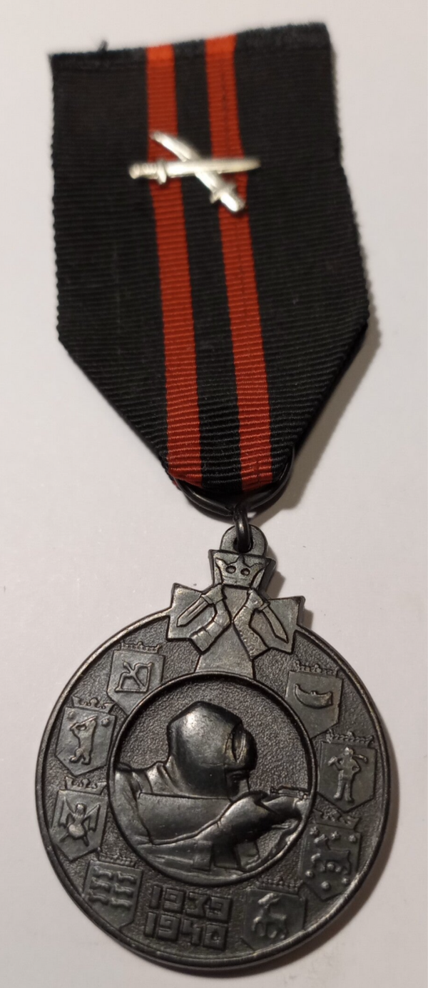 Finland*Winter War Medal* 1939-40 *with Swords * Rare
