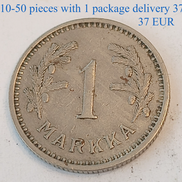 FINLAND* Republic * 1 markkaa *1932  * Copper nickel * Cond. 1+ *