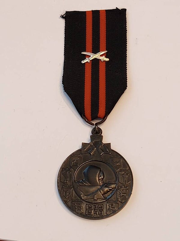 Finland*Winter War Medal*1939-1940 * For Foreigner Fighter*+SWORDS