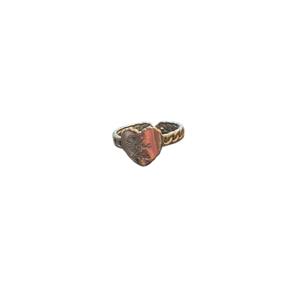 Love you ring-zilver