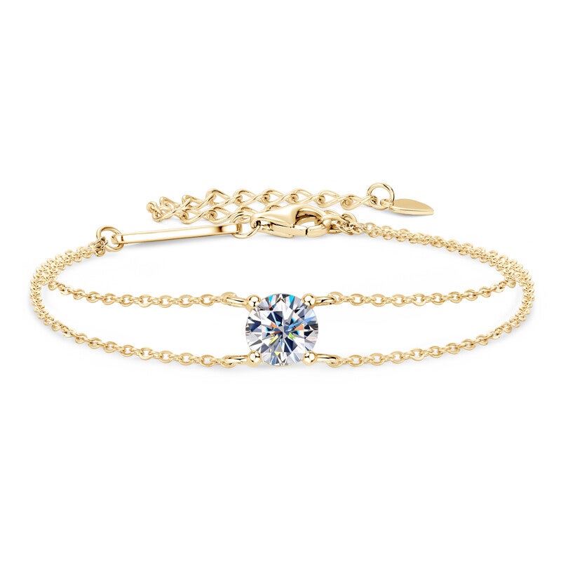 1 Ct Lab Grown Moissanite Diamond Bracelet