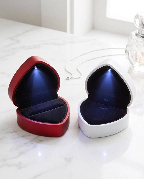 Luxe Hartvormige LED Ringdoos