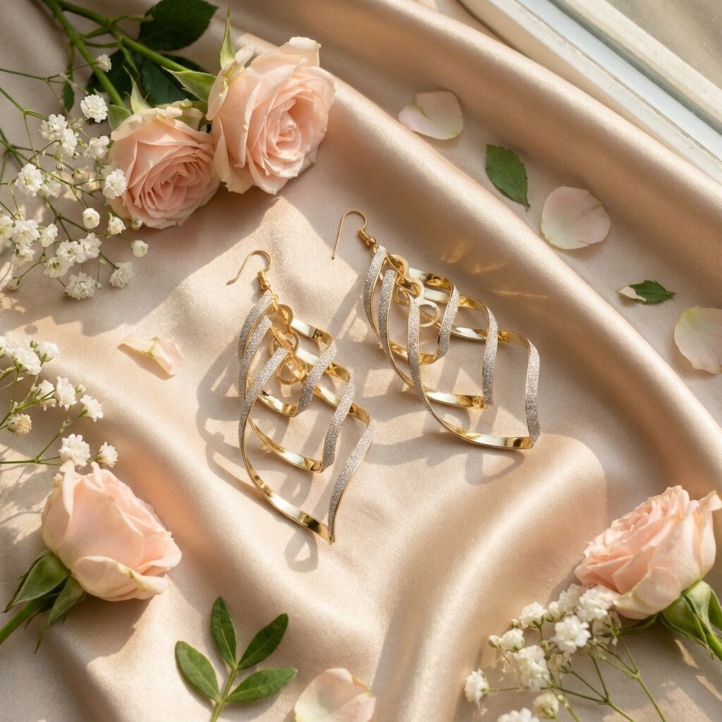 Allure Glitter Oorbellen