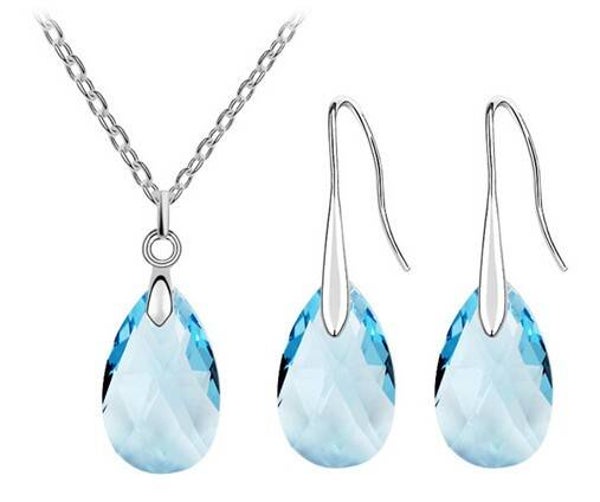 Crystal Tear Ocean Sieraden Set