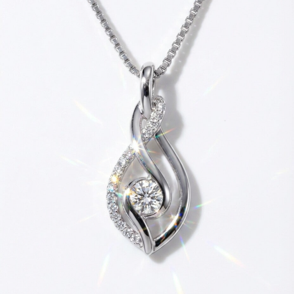 0.5 Ct  Lab Diamant Pendel Ketting
