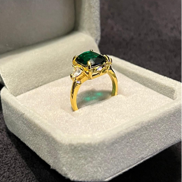 14K Smaragd Ring