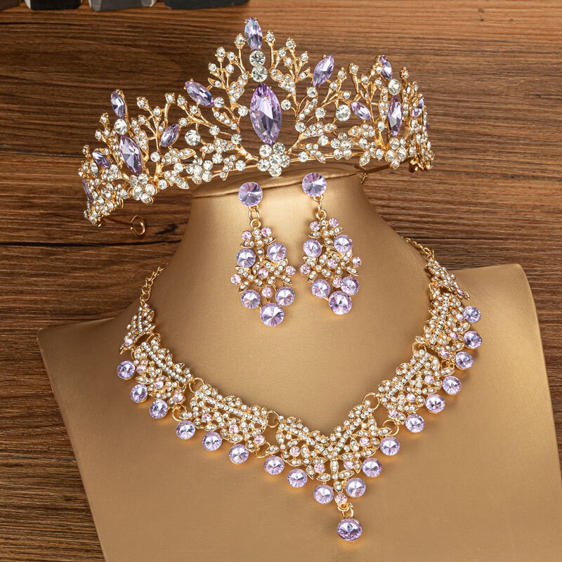 Tiara Kristallen Sieraden Set