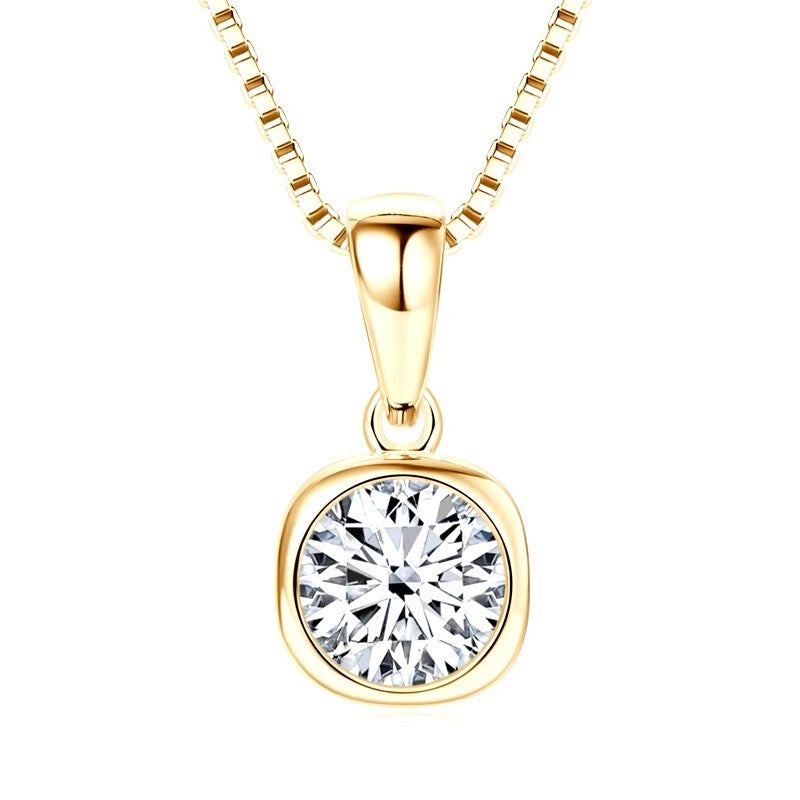 1.0 Ct Lab diamant Pendel Ketting