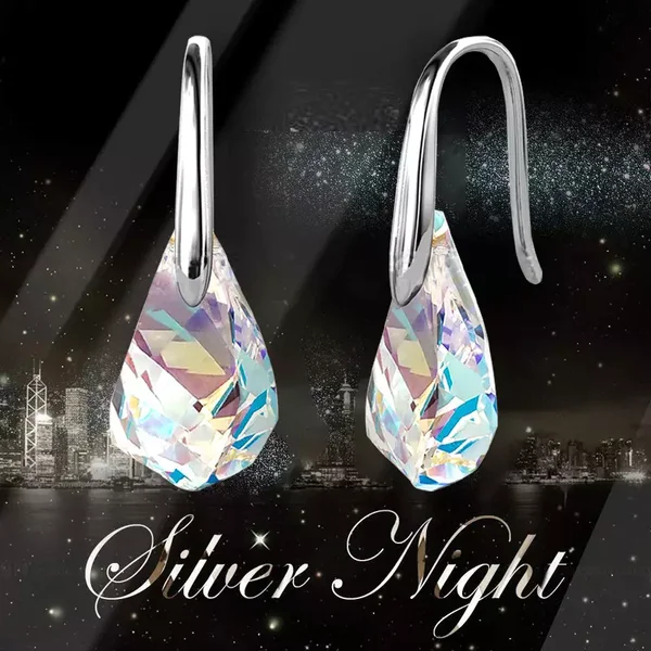 Modieuze Kristallen Oorbellen