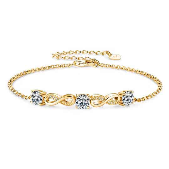 1.5 Ct Lab Grown Moissanite Diamond Bracelet