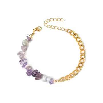 Amethist Kristal Armband