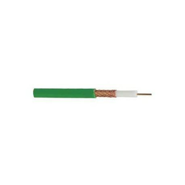 COAX 12 groen PVC 75 Ohm 10 meter