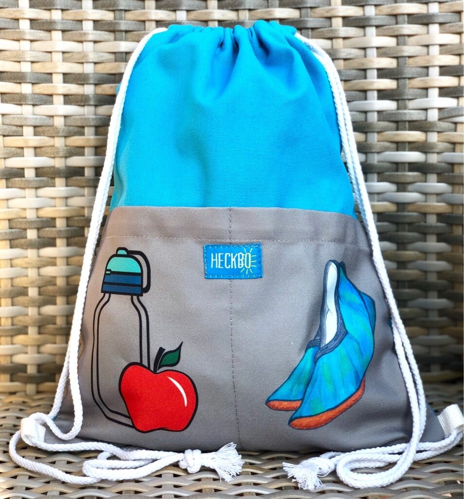 Kinderballet tas met 2 opbergvakken