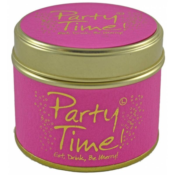 Party-Time Kaars in prachtig blikje