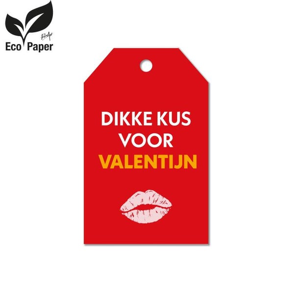 Kaartje Dikke kus voor Valentijn
