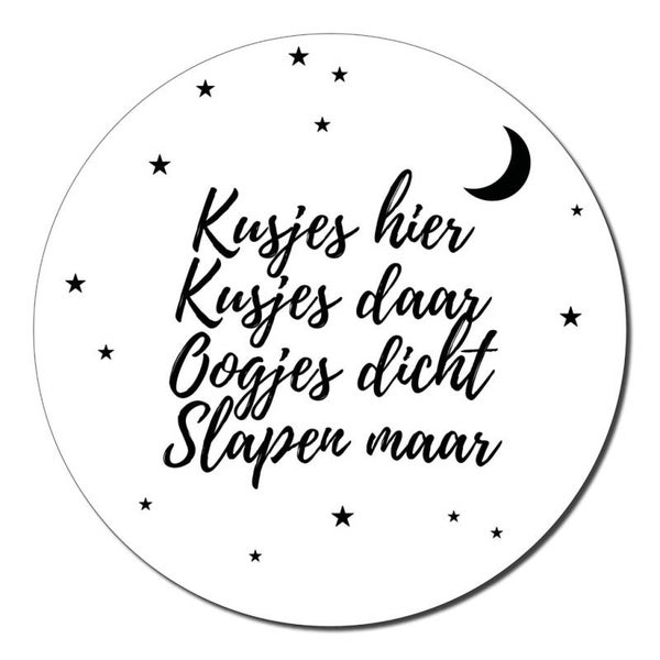 Muurcirkel Kusje hier , kusje daar