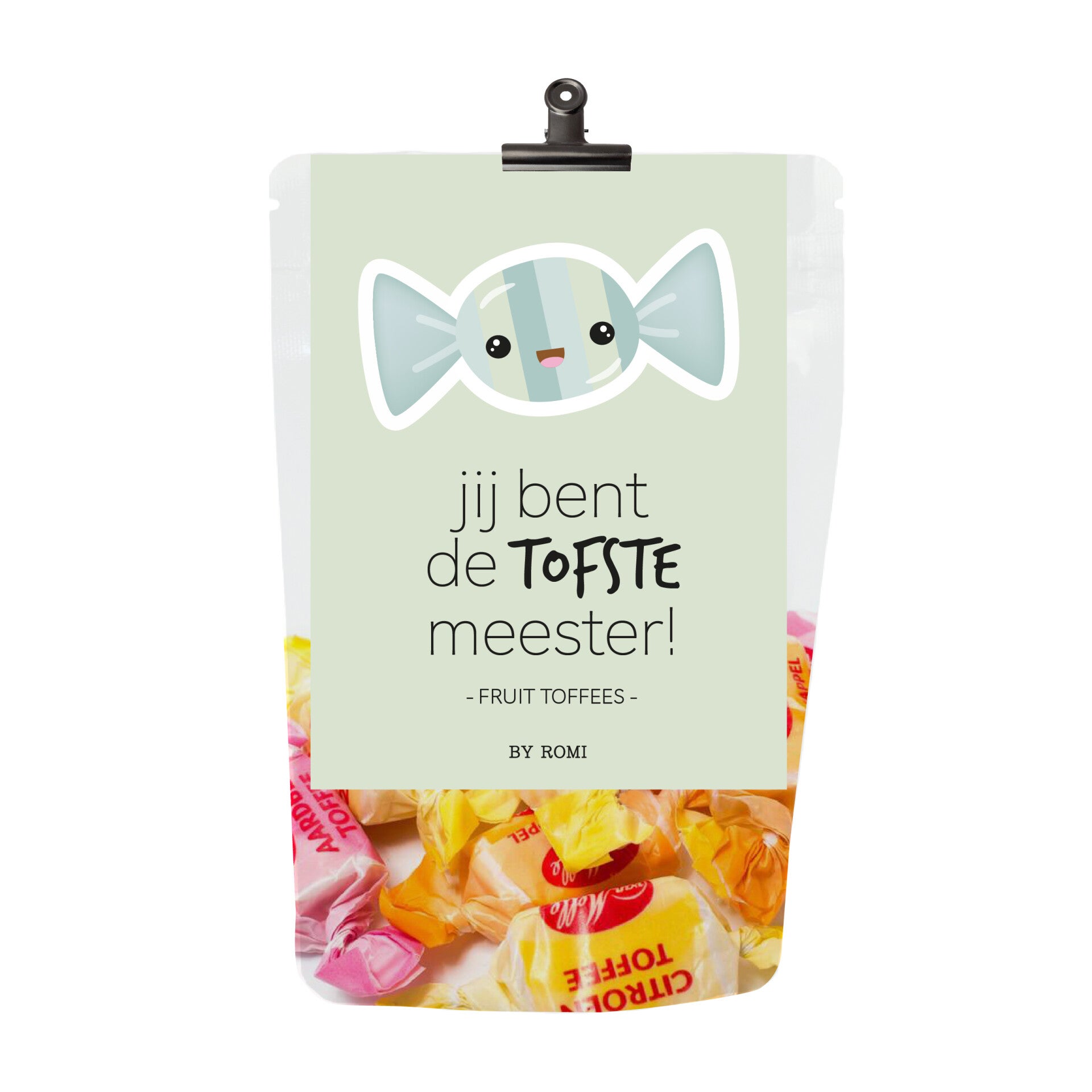 Fruittoffee's Jij bent de tofste Meester