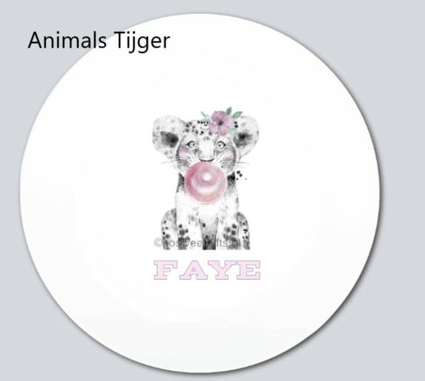 Kinderbordje Serie Animals Tijgertje