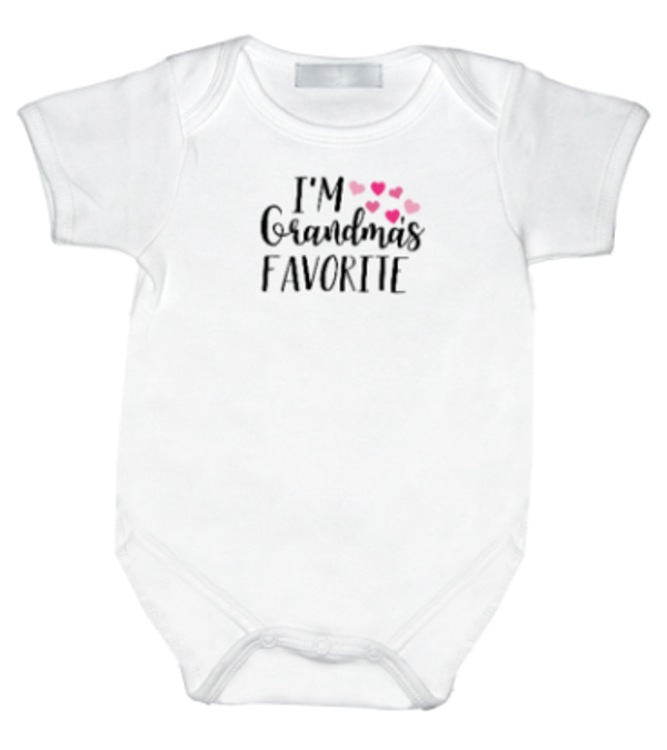 Rompertje met print : I'm Grandma's favorite