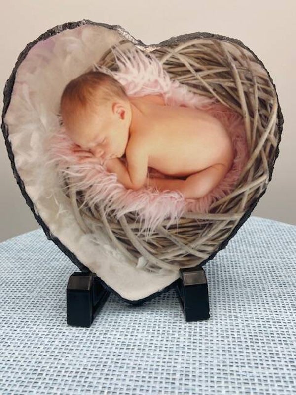 Fotolijstje Leisteen Hart