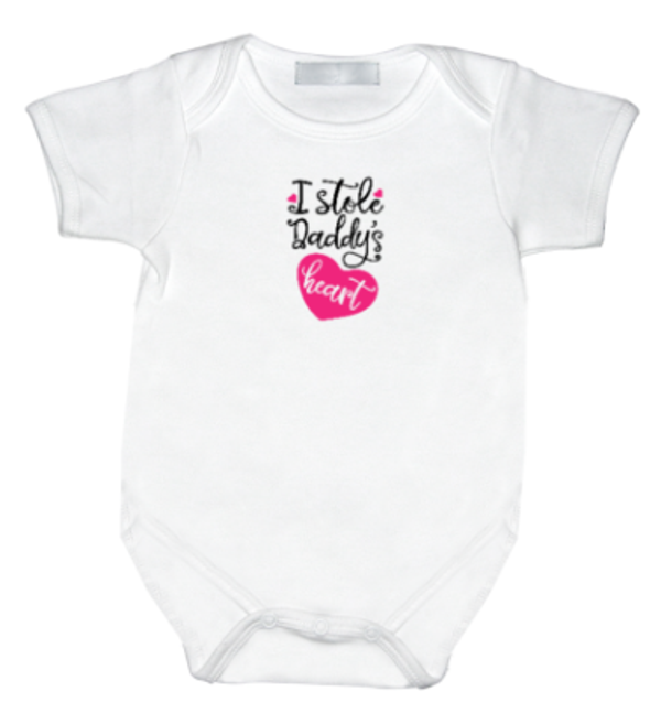 Rompertje met print: I stole Daddy's heart
