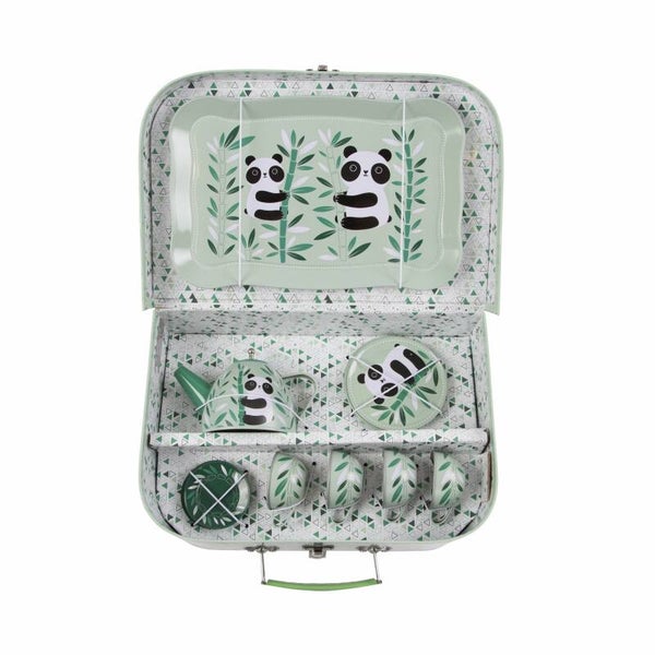 Koffertje met serviesje Aiko Panda Sass & Belle