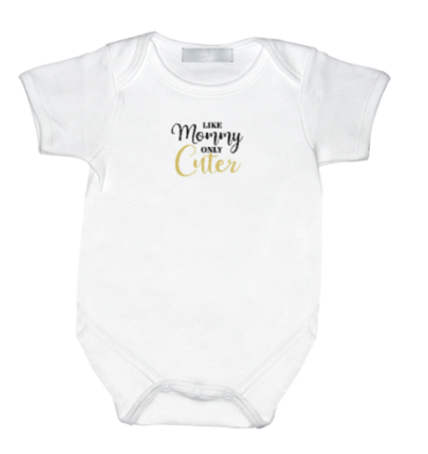 Rompertje met print: Like Mommy only cuter